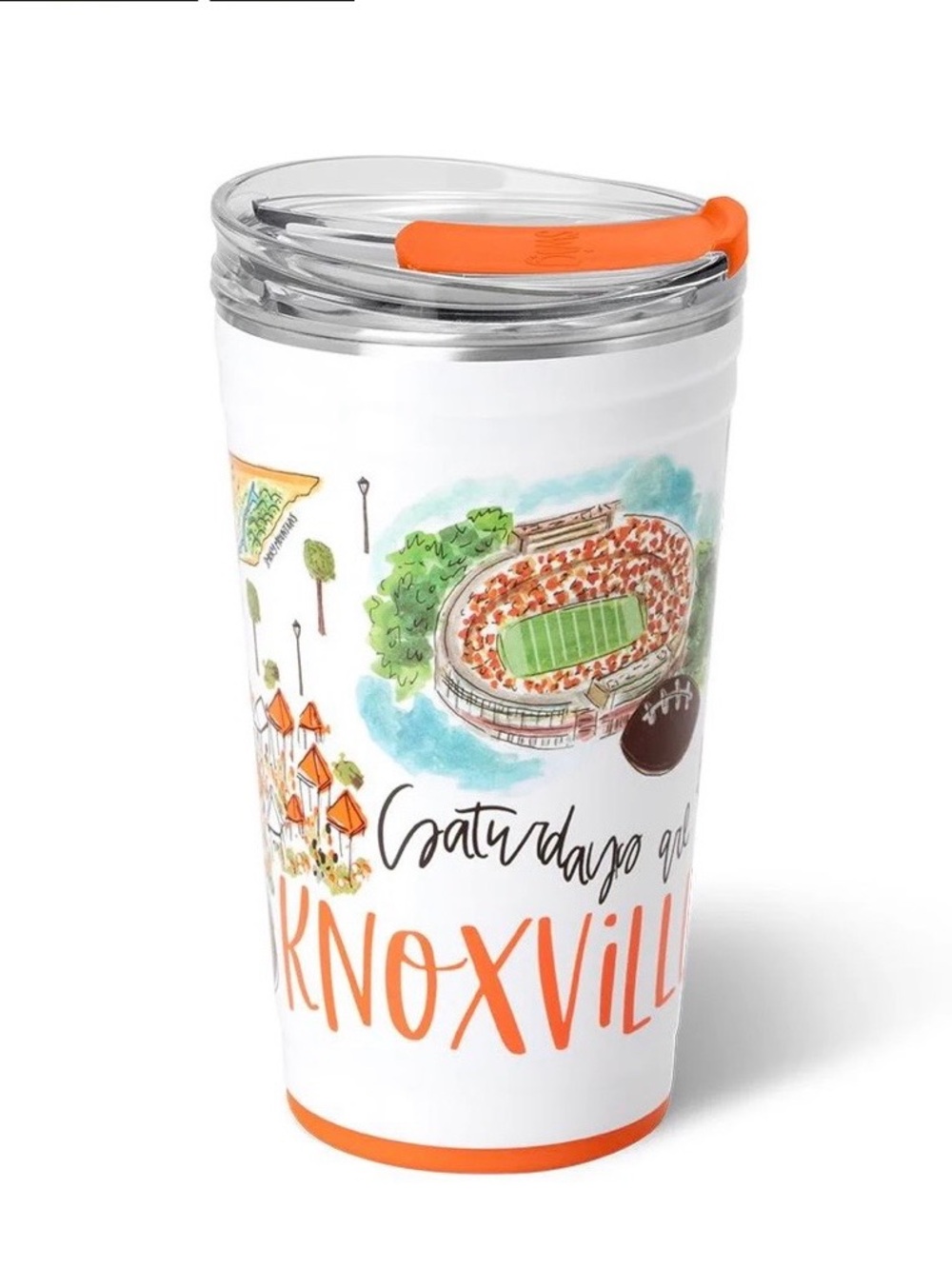 Swig Life Insulated Stainless Steel Party Cup - Knoxville Gameday Print